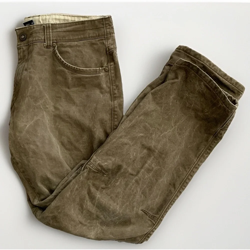 Kuhl Rydr Pants Brown Canvas Style 5016 34 X 32 Actual 31